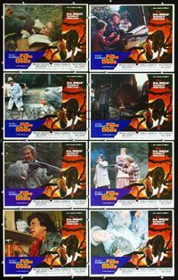 3t202 FOOD OF THE GODS 8 LCs '76 H.G. Wells, many great special effects images of giant rodents!