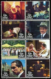 3t227 GODFATHER PART II 8 lobby cards '74 Al Pacino in Francis Ford Coppola classic crime sequel!