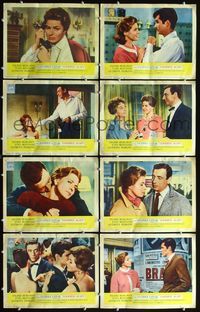 3t233 GOODBYE AGAIN 8 movie lobby cards '61 Ingrid Bergman, Yves Montand, Anthony Perkins