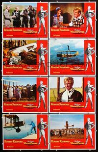 3t237 GREAT WALDO PEPPER 8 LCs '75 Robert Redford, Bo Svenson, Susan Sarandon, cool bi-planes!