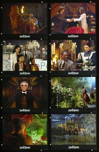 3t251 HAUNTED MANSION 8 movie lobby cards '03 Eddie Murphy, Terence Stamp, Walt Disney horror!