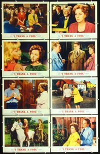 3t274 I THANK A FOOL 8 movie lobby cards '62 Susan Hayward, Peter Finch, Diane Cilento, Cyril Cusack