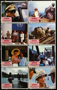 3t284 INCHON 8 lobby cards '82 Laurence Olivier, Jacqueline Bisset, Ben Gazzara, Toshiro Mifune
