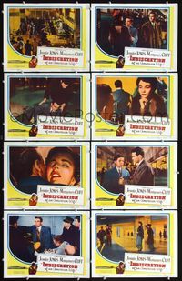 3t288 INDISCRETION OF AN AMERICAN WIFE 8 LCs '54 Vittorio De Sica, Jennifer Jones, Montgomery Clift