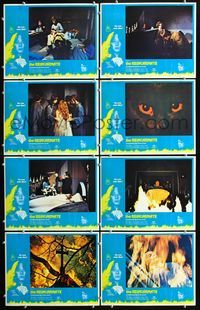 3t418 REINCARNATE 8 lobby cards '71 no Heaven, no Hell, no guilt, eternal life is the only reality!