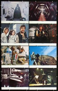 3t479 STAR WARS 8 color 11x14 stills '77 Mark Hamill, Harrison Ford, Carrie Fisher, 770021 NSS!