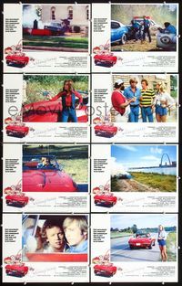 3t483 STINGRAY 8 lobby cards '78 Chevrolet Corvette, get wrcked, get chased, get smashed, get it on!