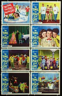 3t523 TIME, THE PLACE & THE GIRL 8 movie lobby cards '46 Dennis Morgan, Jack Carson, Martha Vickers