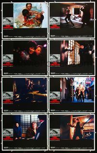 3t576 YAKUZA 8 lobby cards '75 Robert Mitchum, Ken Takakura, 100 years ago they were called Samurai!