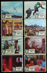 3t155 EIGER SANCTION 8 Mexican movie lobby cards '75 mountain climber Clint Eastwood, George Kennedy