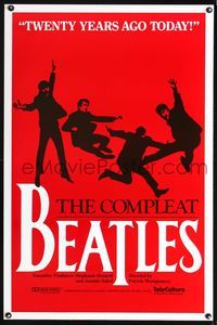 3u098 COMPLEAT BEATLES one-sheet '84 John Lennon, Paul McCartney, Ringo Starr, George Harrison!