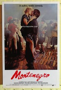 3u363 MONTENEGRO one-sheet movie poster '81 Dusan Makavejev, sexy Susan Anspach in smoky dance hall!