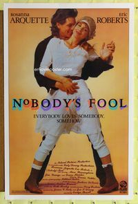 3u395 NOBODY'S FOOL one-sheet movie poster '86 Rosanna Arquette dancing with Eric Roberts!