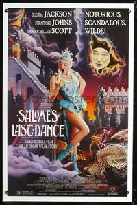3u497 SALOME'S LAST DANCE one-sheet poster '88 Ken Russell, great image of sexy dancer w/banana!