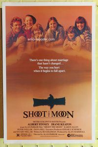 3u519 SHOOT THE MOON one-sheet movie poster '82 Albert Finney & Diane Keaton can't fall out of love!
