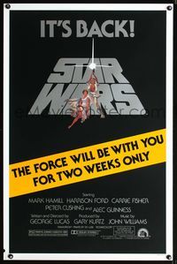 3u003 STAR WARS 1sh poster R81 George Lucas classic sci-fi epic, Mark Hamill, Carrie Fisher!