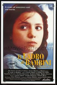 3u556 STOLEN CHILDREN one-sheet '92 Il Ladro di Bambini, Gianni Amelio, a story of innocence lost!