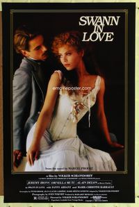 3u573 SWANN IN LOVE 1sheet '84 Volker Schlondorff's Un Amour de Swann, Jeremy Irons, Ornella Muti!