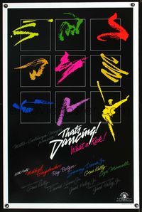 3u590 THAT'S DANCING int'l one-sheet poster '85 Sammy Davis Jr., Gene Kelly, all-time best musicals!