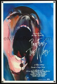 3u640 WALL int'l one-sheet movie poster '82 Pink Floyd, Roger Waters, rock & roll, great artwork!