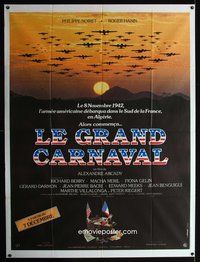 3v456 BIG CARNIVAL advance French 1panel '83 Alexandre Arcady's Le Grand Carnaval, cool WWII planes!