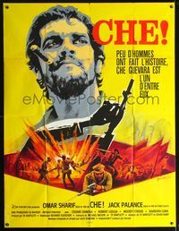 3v473 CHE French one-panel '69 cool different art of Omar Sharif as Guevara by Boris Grinsson!
