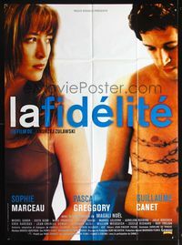 3v515 FIDELITY French one-panel poster '00 Andrzej Zulawski's La Fidelite, sexy Sophie Marceau!