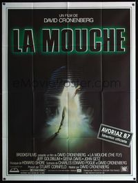 3v521 FLY French one-panel movie poster '86 David Cronenberg, Jeff Goldblum, cool sci-fi art!