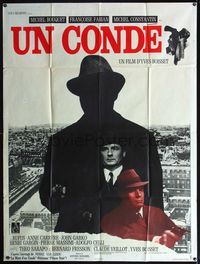 3v630 NIGHT OF THE EXECUTIONERS French 1panel '73 Yves Boisset's Un conde, cool design by Ferracci!