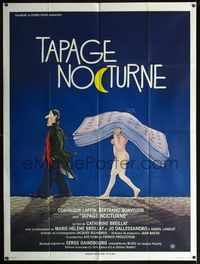 3v632 NOCTURNAL UPROAR French 1panel '79 Catherine Breillat's Tapage nocturne, sexy art by Blachon!