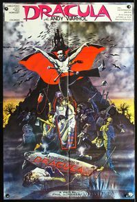 3v395 ANDY WARHOL'S DRACULA French 29x43 movie poster '74 Paul Morrissey, wonderful monster artwork!