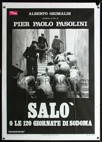 3v195 120 DAYS OF SODOM Italian 1panel '76 Pier Paolo Pasolini's Salo o le 120 Giornate di Sodoma!