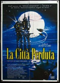 3v222 CITY OF LOST CHILDREN Italian 1p '98 La Cite des Enfants Perdus, cool sci-fi fantasy image!