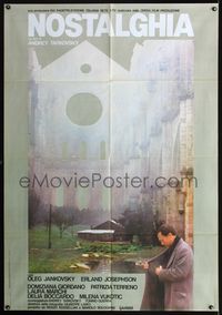 3v300 NOSTALGIA Italian one-panel poster '83 Russian Andrei Tarkovsky's Nostalghia, Oleg Yankovsky