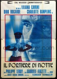 3v174 NIGHT PORTER Italian 2p '74 Il Portiere di notte, Dirk Bogarde,near-naked Charlotte Rampling!