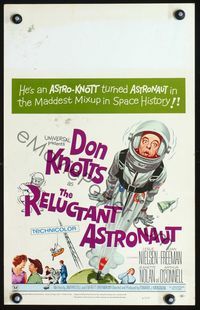 3v104 RELUCTANT ASTRONAUT window card '67 wacky Don Knotts in the maddest mixup in space history!