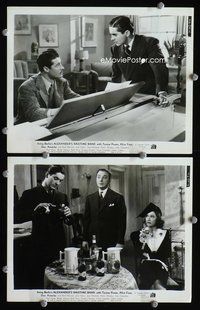 3y258 ALEXANDER'S RAGTIME BAND 2 8x10 stills '38 two images of Tyrone Power, Alice Faye, Don Ameche!