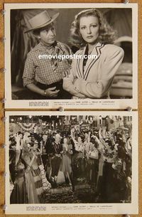 3y310 BELLS OF CAPISTRANO 2 8x10 stills '42 cool images of Gene Autry & beautiful Virginia Grey!