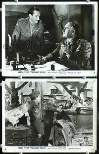3y383 DAWN PATROL 2 8x10 movie stills '38 cool image of WWI officers David Niven, Basil Rathbone!