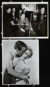 3y494 HUSTLER 2 8x10 stills '61 great images of Jackie Gleason, Paul Newman holding Piper Laurie!