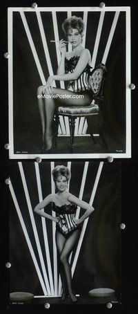 3y511 JANE FONDA 2 8x10 movie stills '60s two cool images of Fonda in sexy corset!