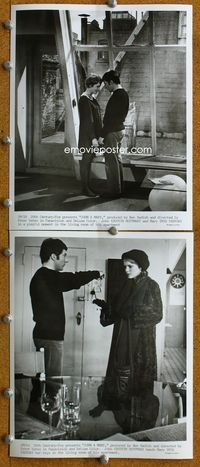 3y514 JOHN & MARY 2 8x10 movie stills '69 images of young Dustin Hoffman & Mia Farrow!