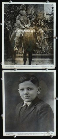 3y515 JOHN GARFIELD 2 8x10 movie stills '40 two cool images of young star from family album!