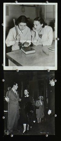 3y521 KATHERINE DEMILLE 2 8x10 stills '30s two great images of actress, w/husband Anthony Quinn!
