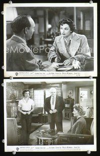 3y541 LIGHTNING STRIKES TWICE 2 8x10 movie stills '51 two cool images of bad Ruth Roman!