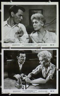 3y561 MAN WITH THE GOLDEN ARM 2 8x10 movie stills R60 great images of Frank Sinatra, Eleanor Parker!