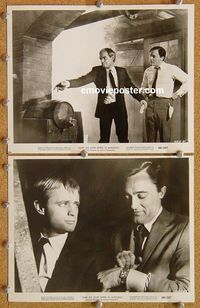 3y635 ONE OF OUR SPIES IS MISSING 2 8x10s '66 UNCLE, cool images of Robert Vaughn & David McCallum!