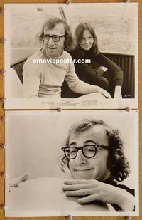 3y769 SLEEPER 2 8x10s '74 wacky images of Woody Allen & Diane Keaton in futuristic sci-fi comedy!