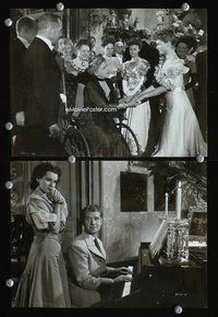 3y799 SPIRAL STAIRCASE 2 8x9.5s '46 images of Dorothy McGuire, Rhonda Fleming, Ethel Barrymore!