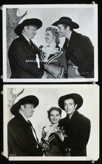 3y804 STAND UP & FIGHT 2 8x10 stills '39 great images of Noah Beery, Robert Taylor, Florence Rice!